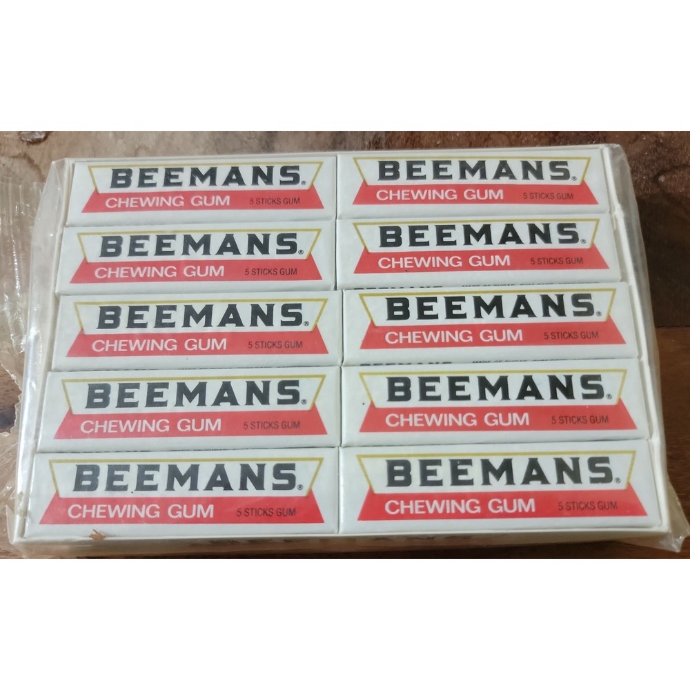 Beemans Chewing Gum 20 Packs of 5 Sticks Each Factory Sealed Bulk Tray Canada